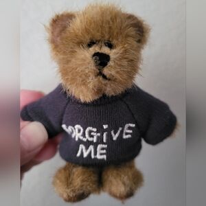 BOYDS BEAR Retired Forgive Me "Whoops" Bear 4"